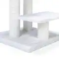 Beeztees Кошачий скребок SEPRA FIGO White 50x50x92cm