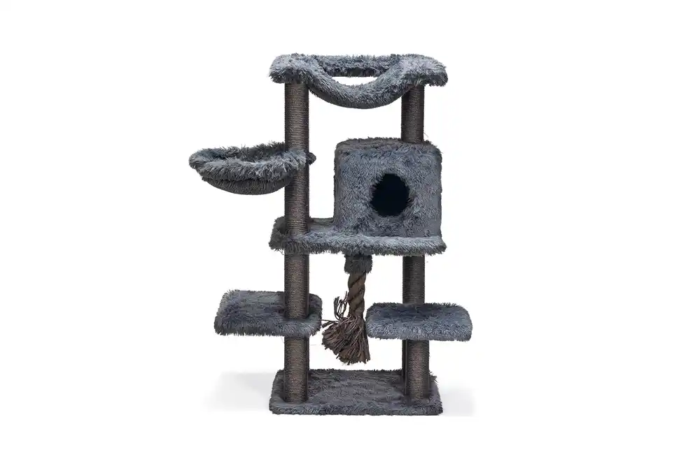 BEEZTEES scrubber pentru pisici DUCO Grey 60x45x126cm