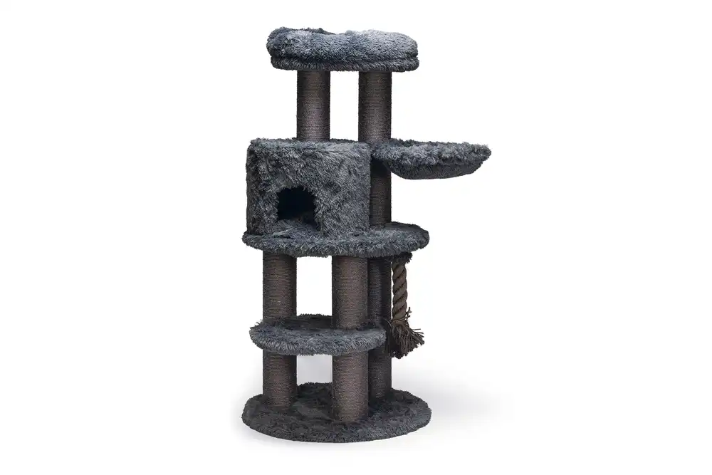 BEEZTEES кошачий скребок KALEO Grey 75x75x166cm