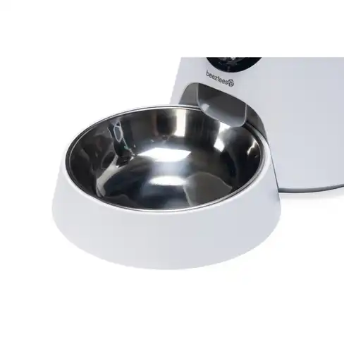 BEEZTEES DOG Hrănitor Inteligent pentru pisici cu cameră Smart Feeder Cam White
