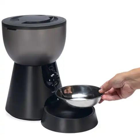 BEEZTEES Hrănitor Inteligent pentru pisici cu cameră Smart Feeder Cam Anthracite