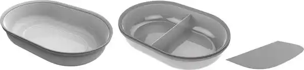 SURE FLAP Набор коврик+миска Mat and Bowl Set Grey
