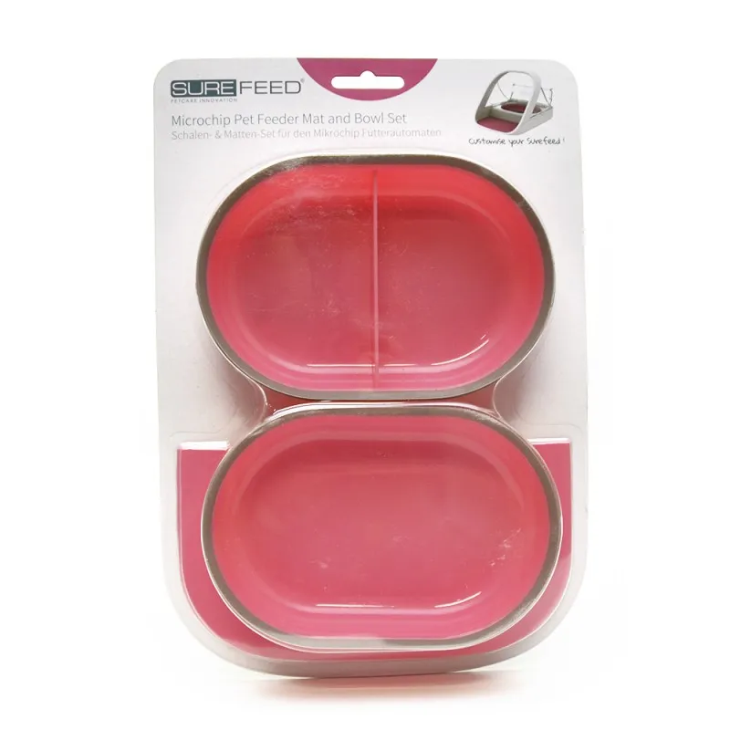 SURE FLAP Set Mat+ bol Mat și bol Set Roz