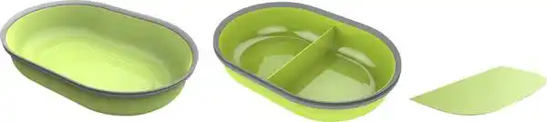 SURE FLAP Набор коврик+миска Mat and Bowl Set Green
