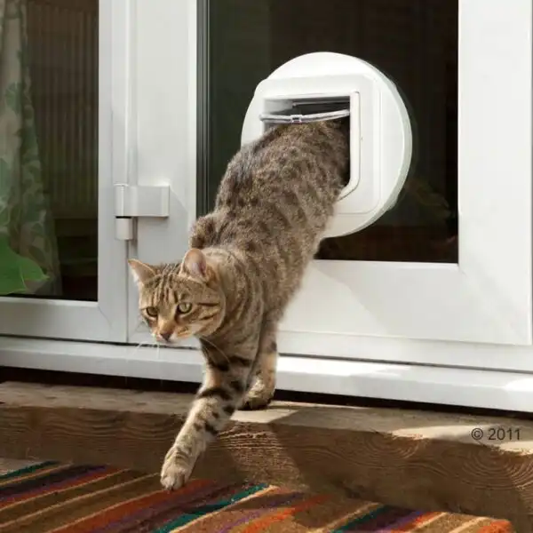 SURE FLAP Адаптер установочный для Cat Flap White
