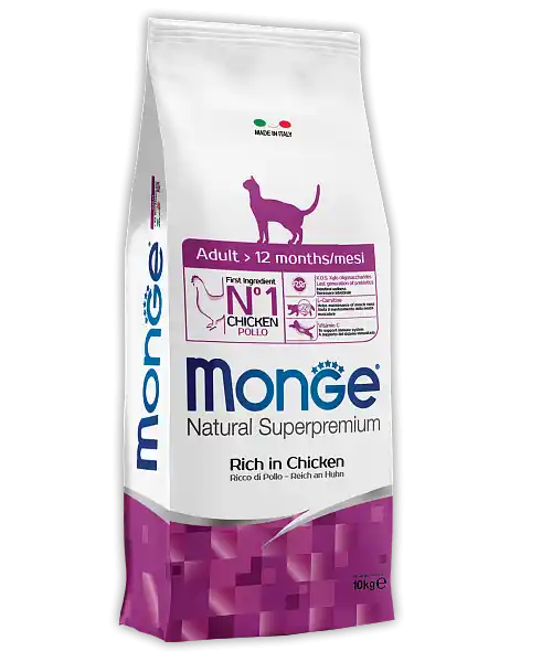 MONGE DRY CAT ADULT Chicken 10 кг