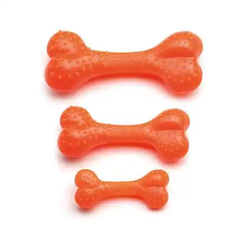 COMFY TOY Rubber Bone MINT DENTAL BONE Orange 8,5cm