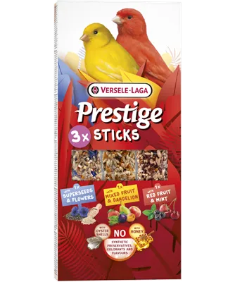 Cumpara  Aditivi alimentari - STICKS Canaries triple variety pack 90g..
