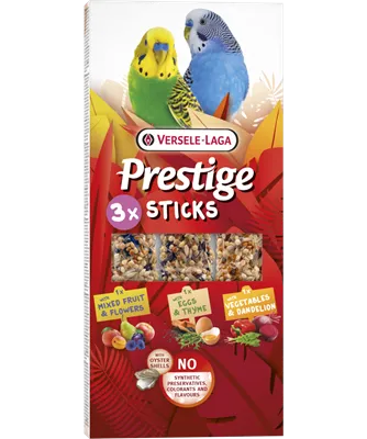 Cumpara  Aditivi alimentari - STICKS Budgies triple variety pack 90g..