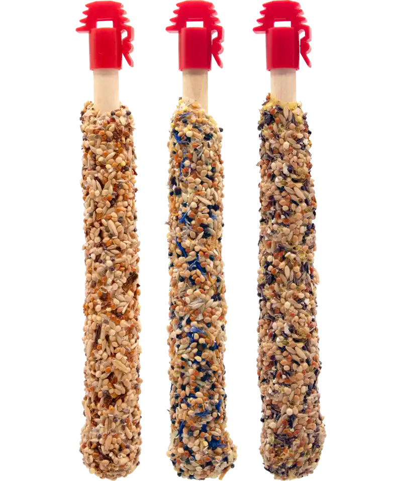 STICKS Budgies pachet triplu variat 90g