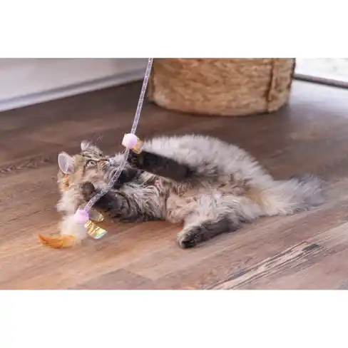 BEEZTEES jucărie undiță pentru pisici libelulă ODONA