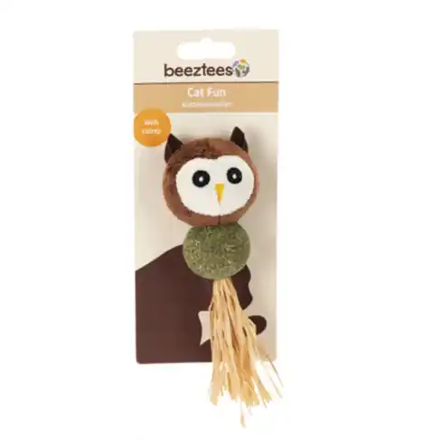 BEEZTEES кошачья игрушка CATNIP UILY Brown