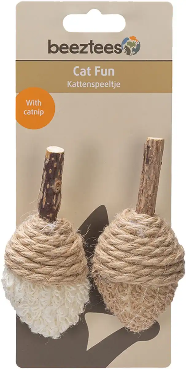 Jucarie pentru pisici CATNIP Oat Nut TERRY