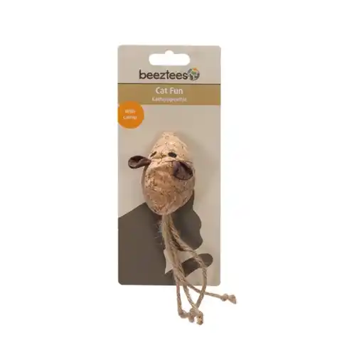 BEEZTEES игрушка для кошек CATNIP Cork Mouse REINIE