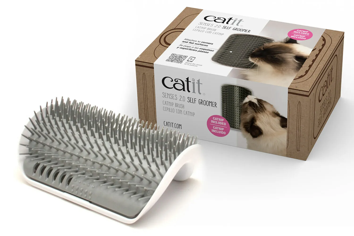 Cumpara  Cosmetice și îngrijire - Catit Self Groomer – perie de perete pentru p..