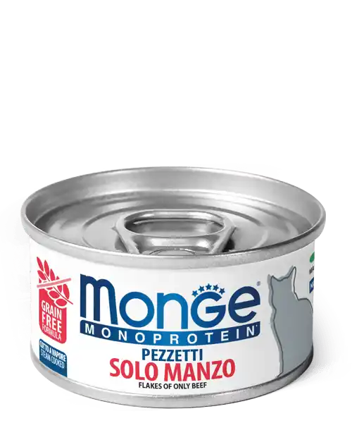 MONGE CAT FLAKES MONOPROTEIN BEEF 80gr.