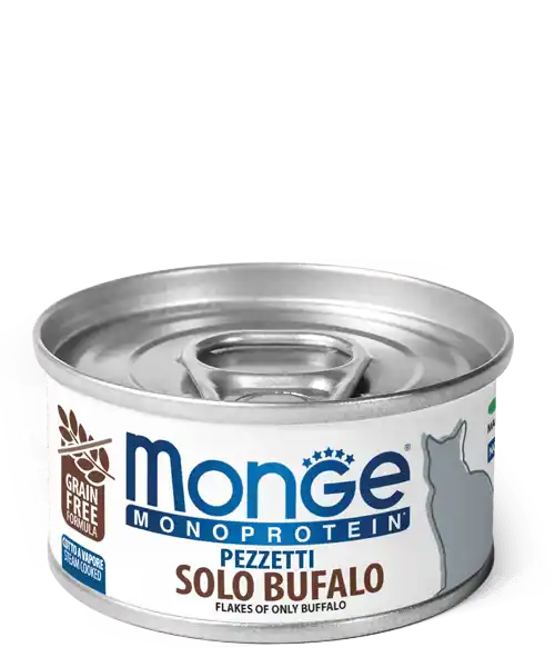 MONGE CAT FLAKES MONOPROTEIN BUFFAL..