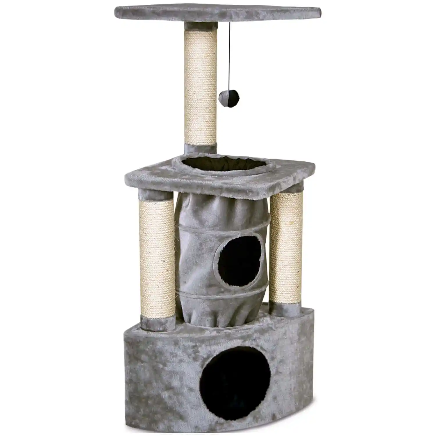 Когтеточка ROCHEFORT Grey 38х38х105см