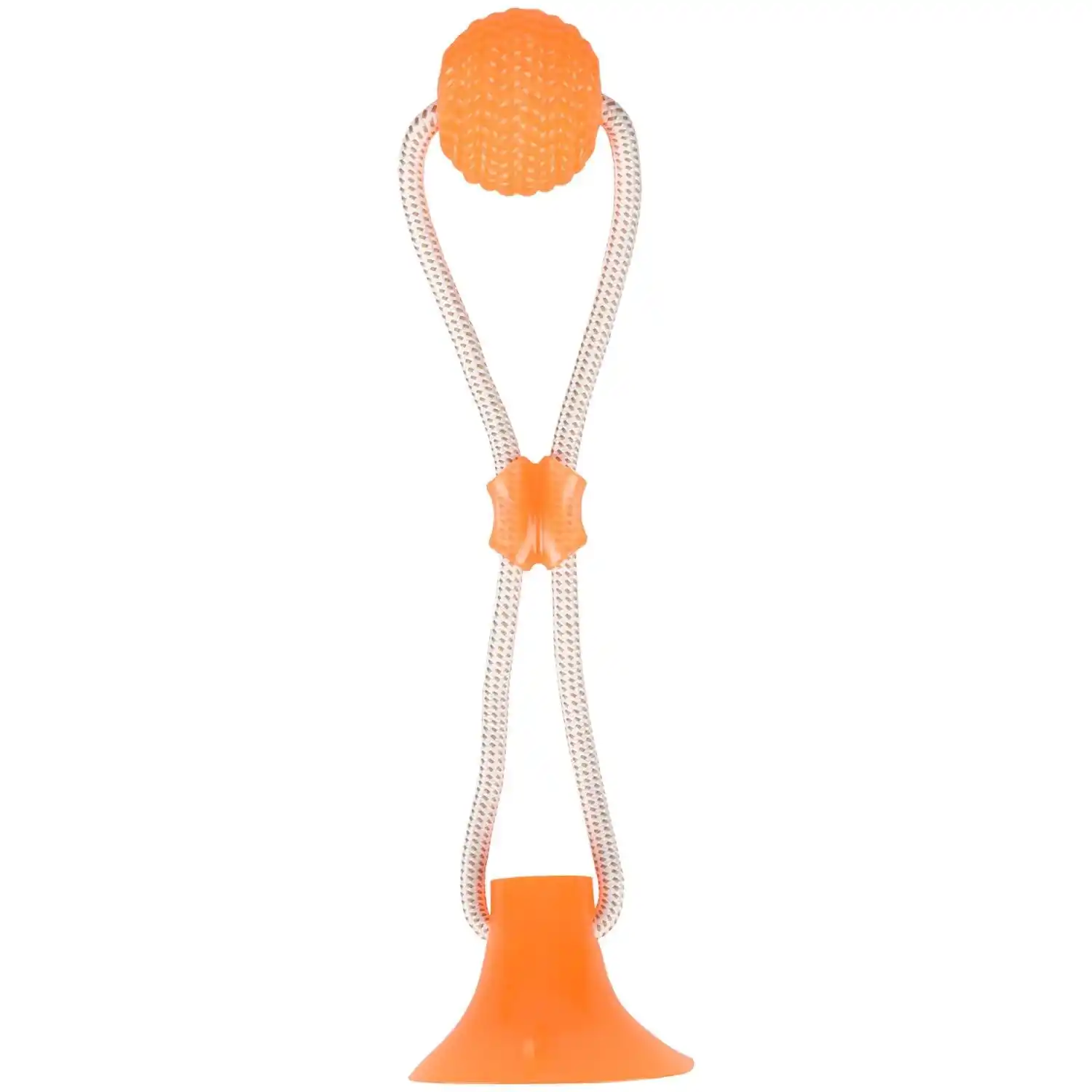 TPR игрушка ZUKI BALL WITH SUCTION CUP Orange