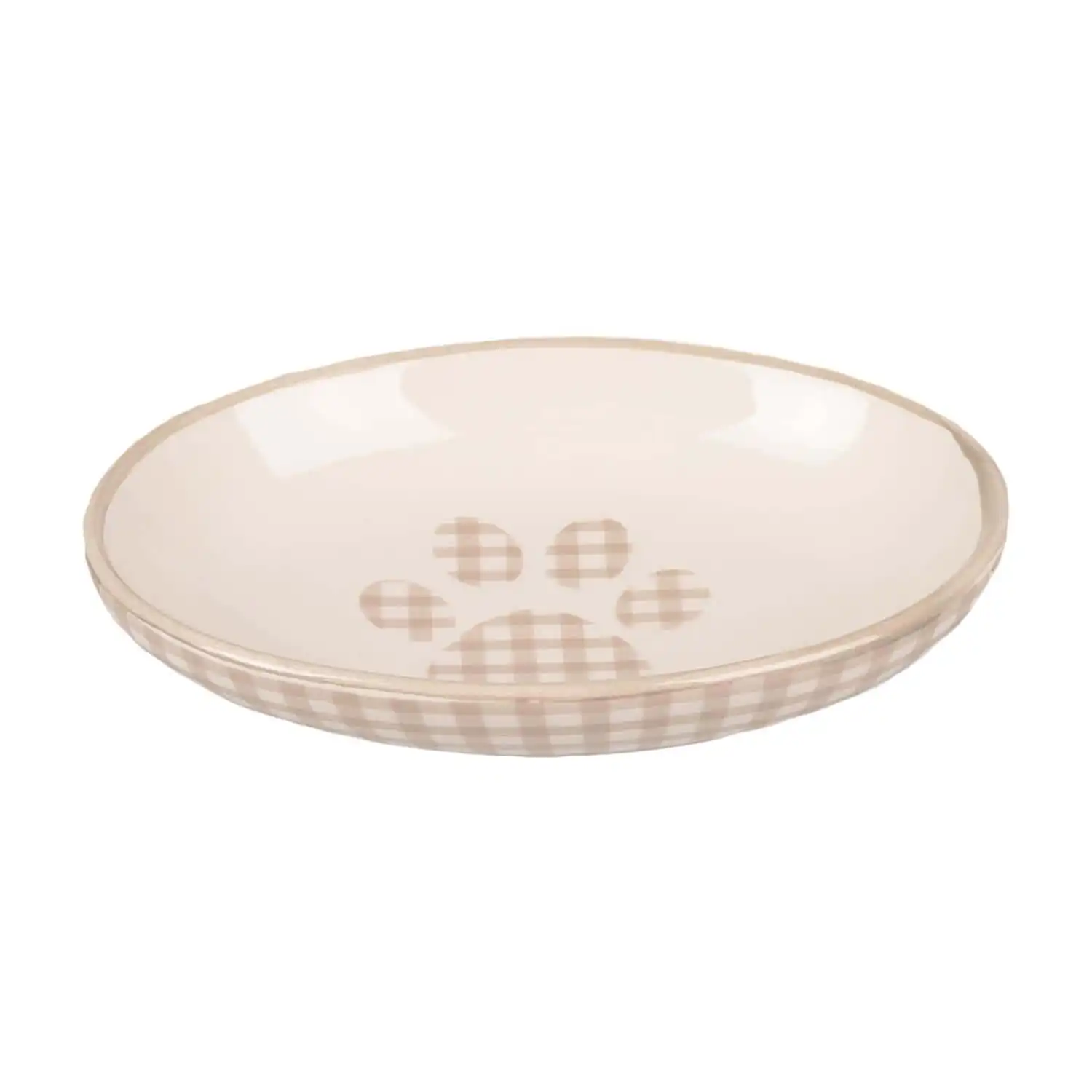 Купить  Керамические миски - Миска керамическая CAT MYLO Beige/White 13cm ..