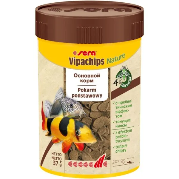 Cumpara  Hrană pentru pești și reptile - SERA Vipachips Natur (37g)..