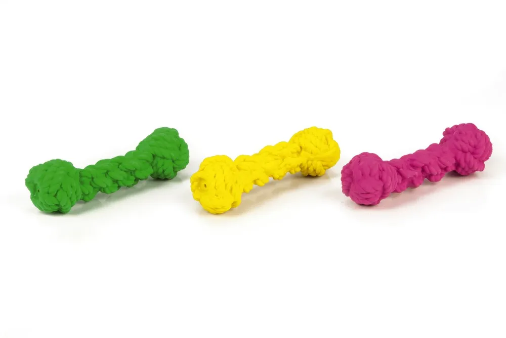 Cumpara  Jucării din latex - Beeztees игрушка латексная DUMBBELL CORDY 16c..