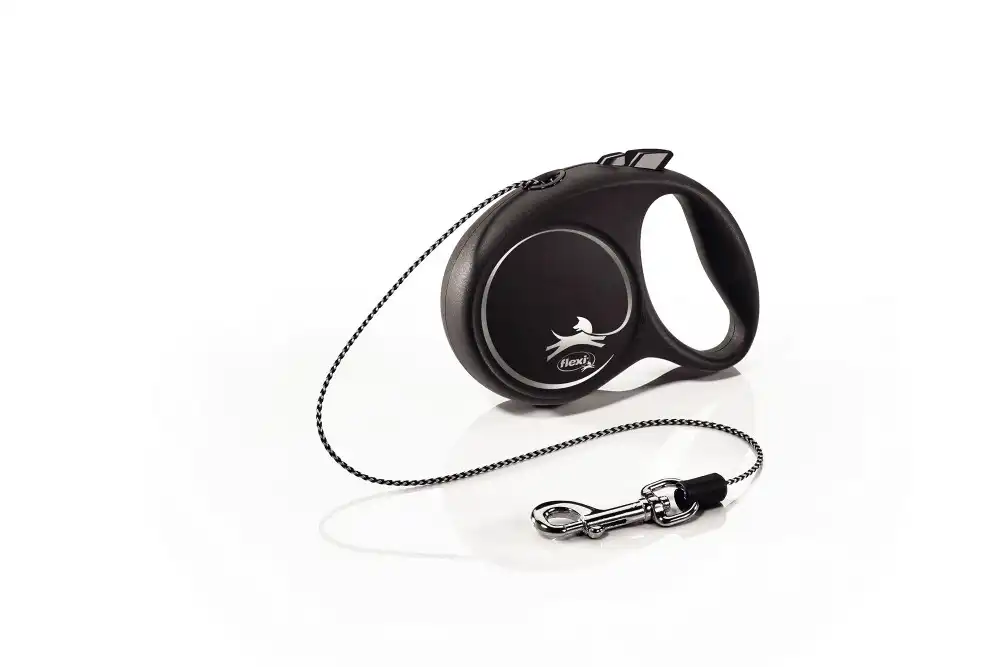 Купить  Поводки-рулетки - BEEZTEES Рулетка FLEXI BLACK DESIGN Cord Blac..