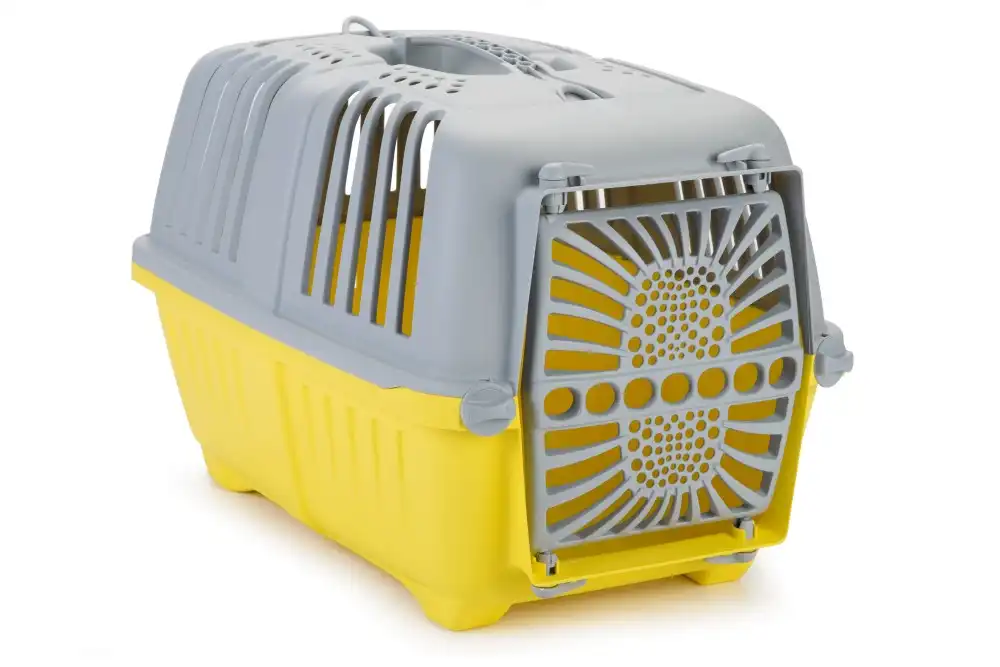 Купить  Пластиковые переноски - Beeztees переноска PRATIKO Yellow..