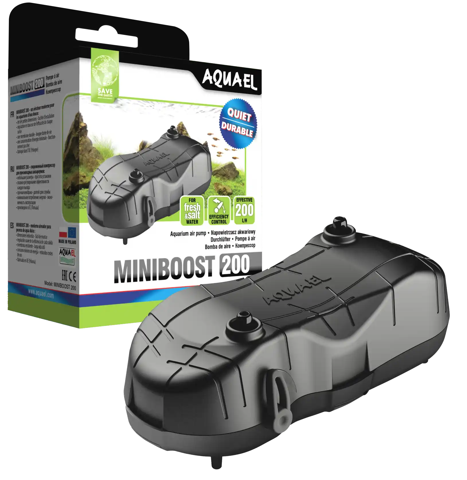 Купить  Компрессоры - Aquael Компрессор MINIBOOST 200..