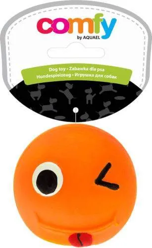 Cumpara  Jucării din latex - COMFY Игрушка SMILE 6,5cm ORANGE..