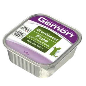 Купить  Влажный корм - GEMON CAT PATE STERILIZED Turkey 100gr..