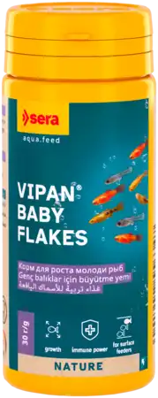 Купить  Корма для рыб и рептилий - Sera Vipan Baby Flakes..