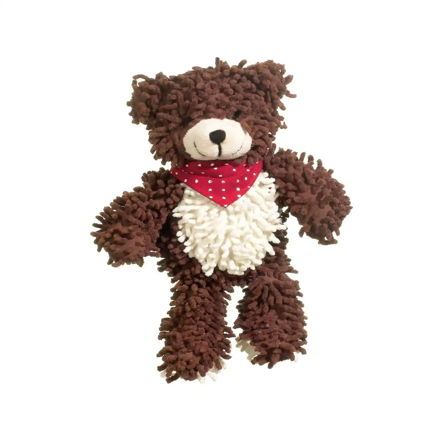 Flamingo Игрушка плюшевая BEAR MOPPY Brown/White 30cm