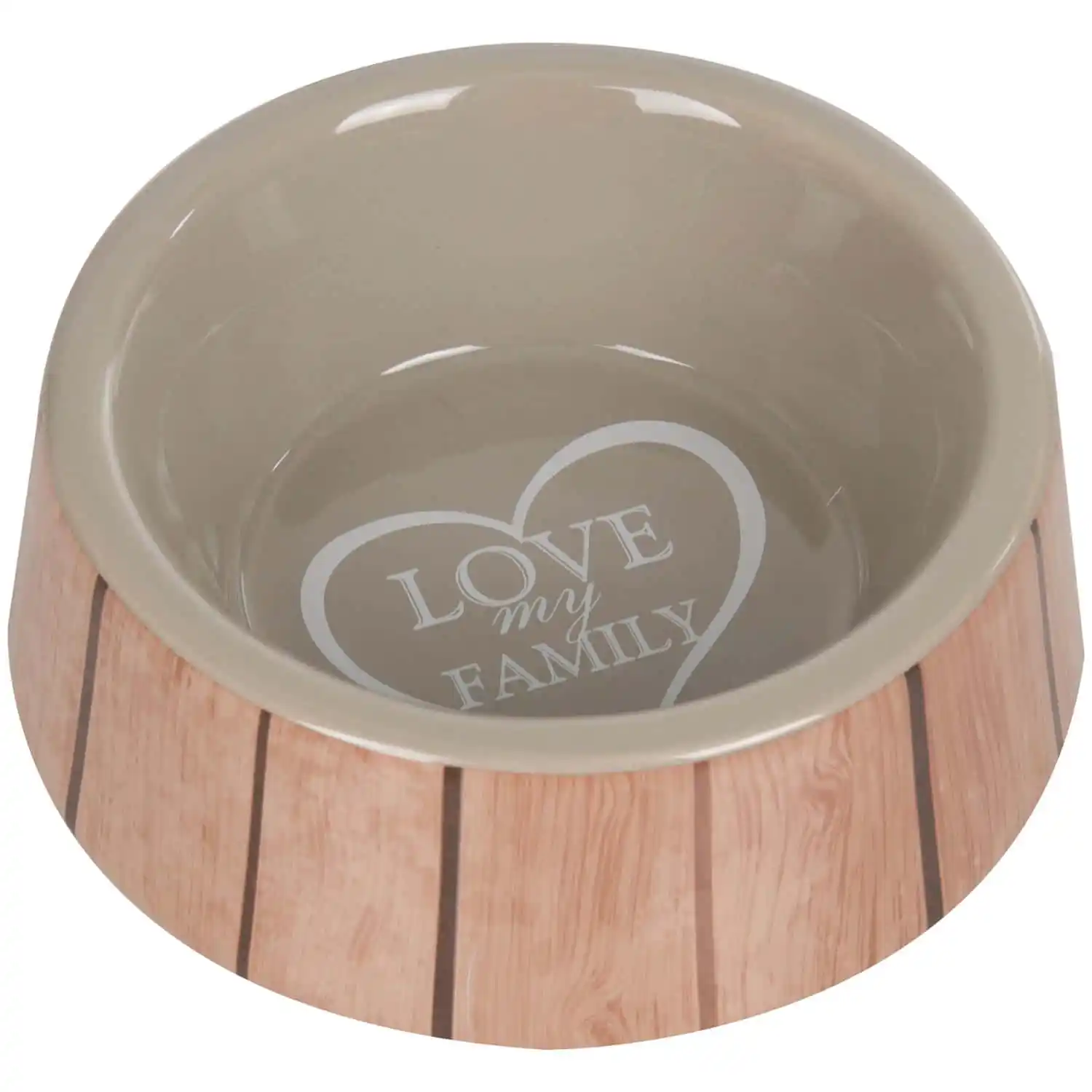 Flamingo миска керамическая SHABBY CHIC HEART 14cm 400ml