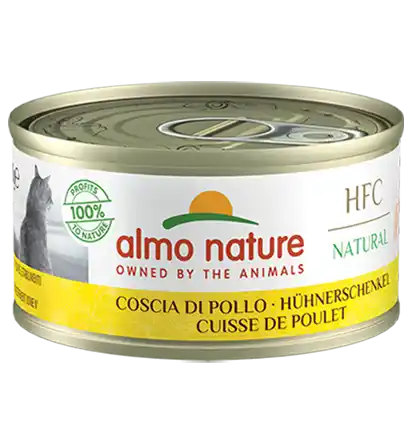 ALMO NATURE Cat HFC Can Natural Chicken Drumstick 70g