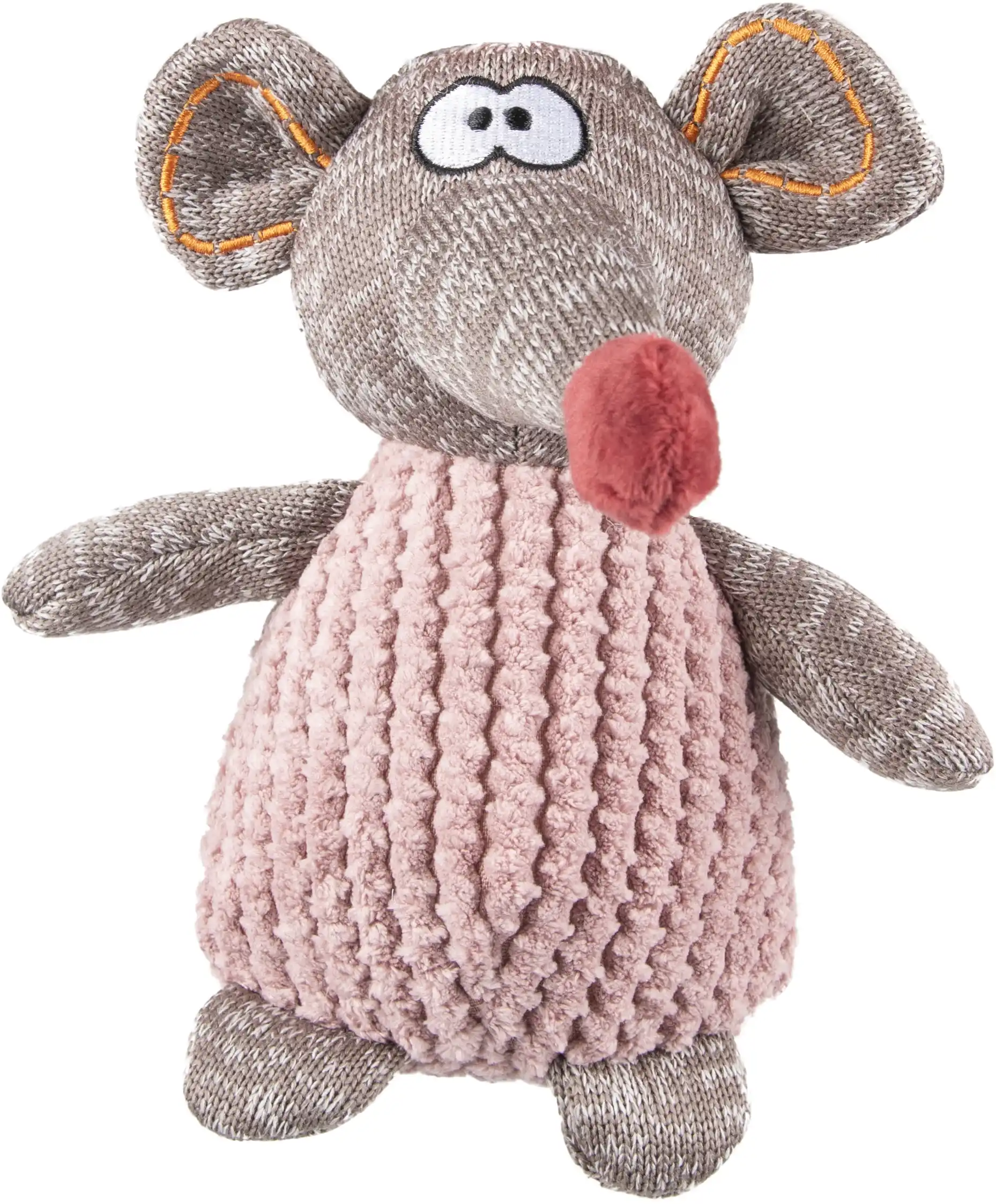 Flamingo Игрушка плюшевая MOUSE STACY Pink/Brown 22cm