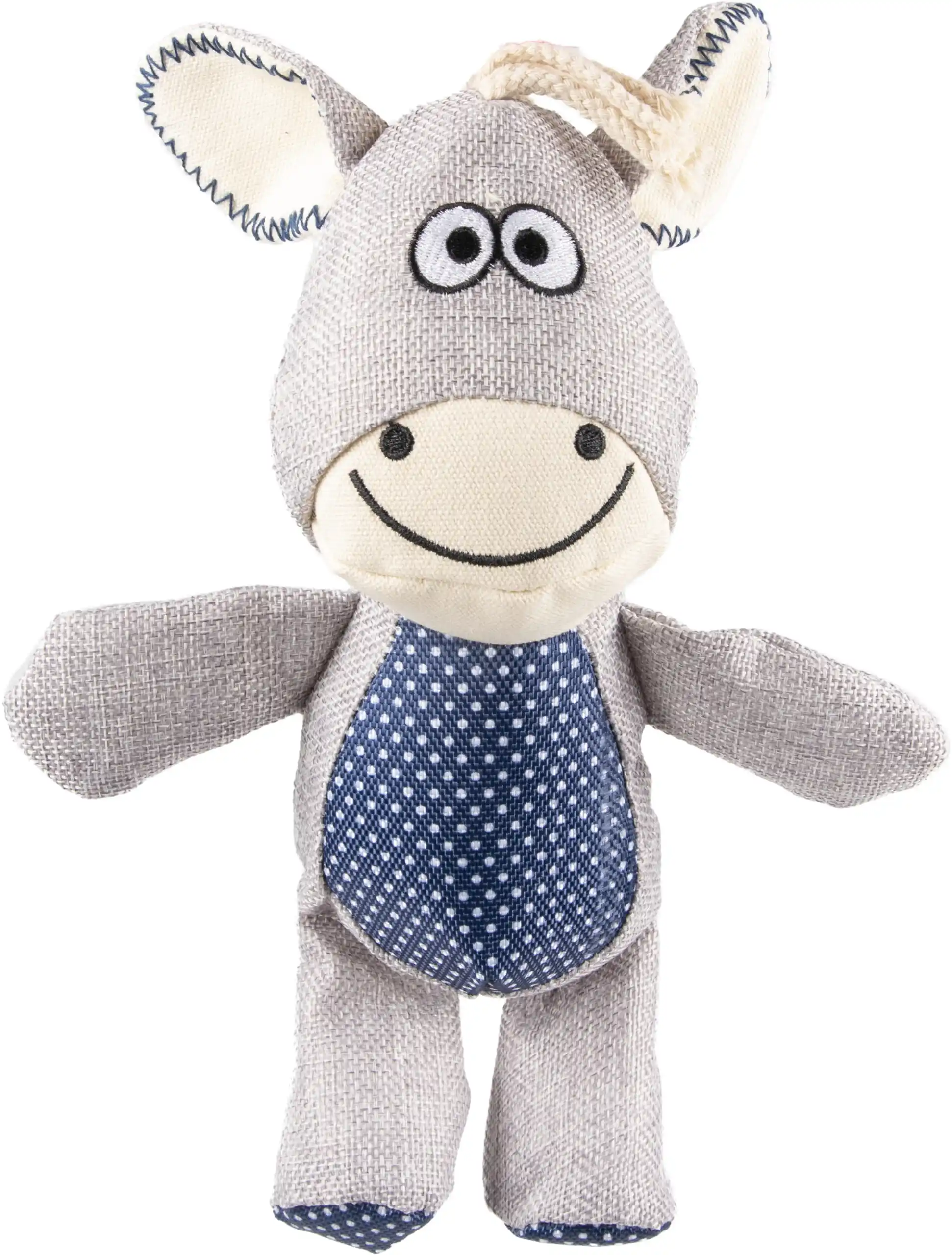 Flamingo Игрушка плюшевая DONKEY HUTCH Grey/Blue 33cm