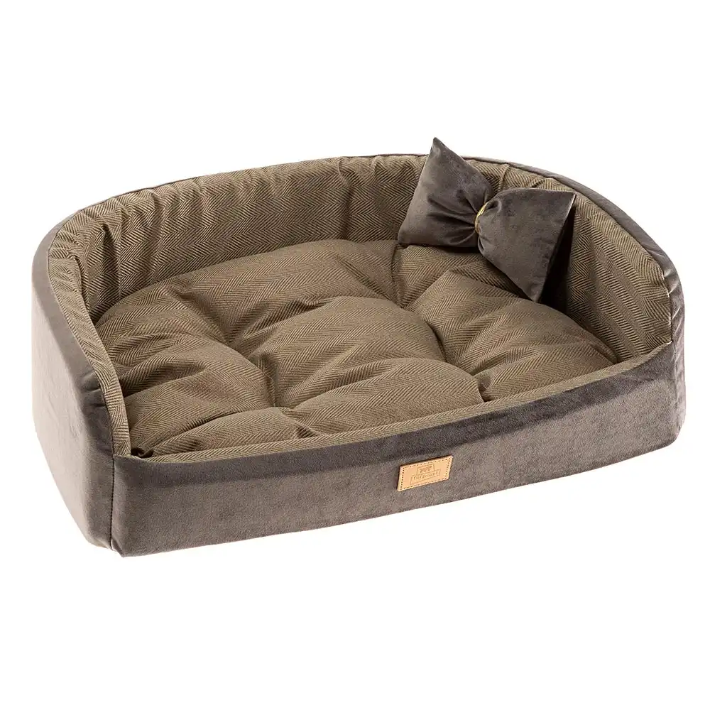 FERPLAST Диван хлопок HARRIS 50 BROWN