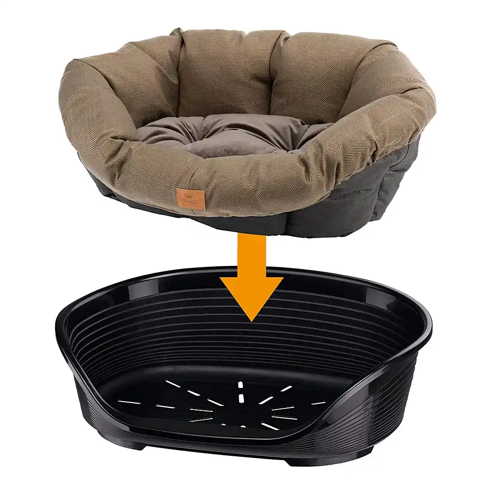 FERPLAST ДИВАН' 2 TWEED BROWN