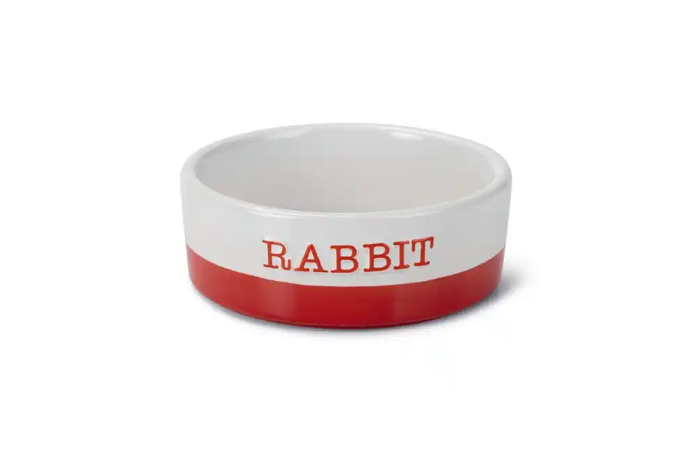 BEEZTEES керамич. миска для кроликов JOMI Red 12cm