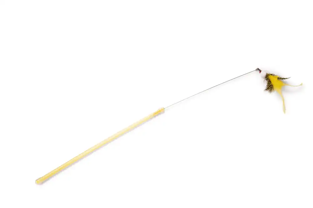 BEEZTEES удочка с перьями LIZA Yellow 30cm