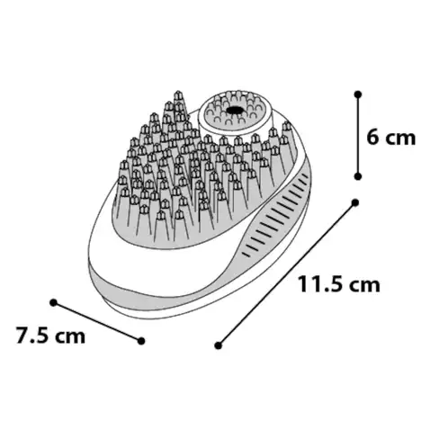 Perie pentru masaj și curățare Margo