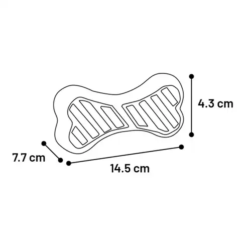 Jucarie din cauciuc Habru Bone