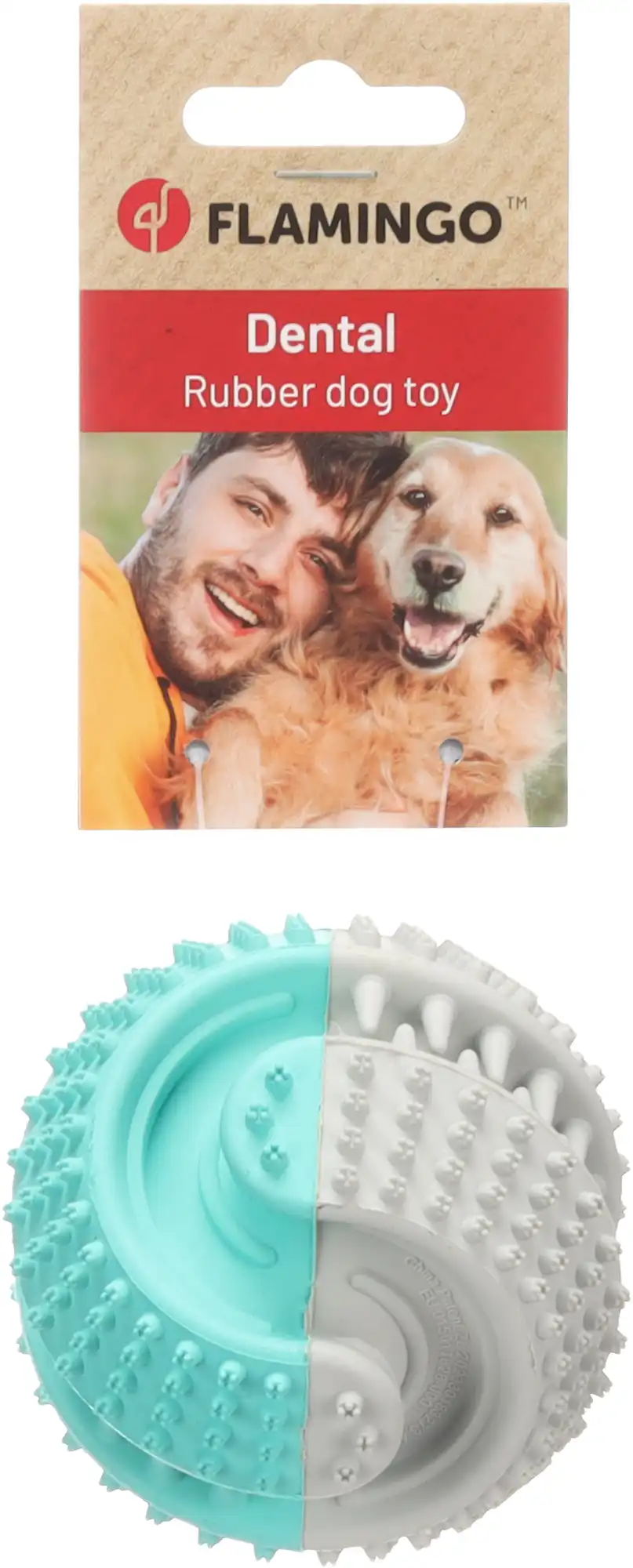 Jucarie din cauciuc Growi Dental Ball