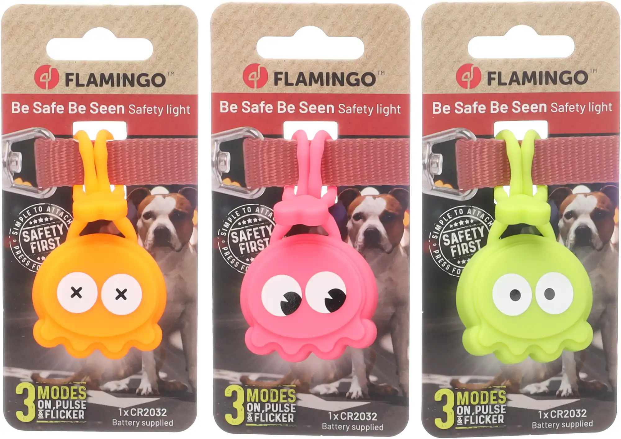 Светящийся брелок для ошейника Fozy Mixed Colors