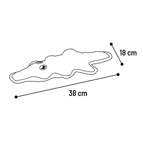 Jucărie pentru câini Merci Crocodile