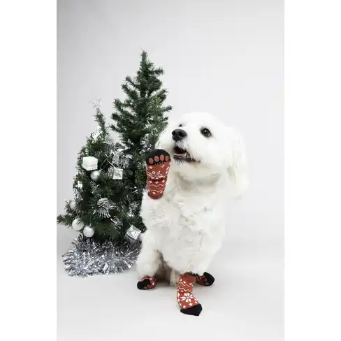 Pereche de șosete de Crăciun Keysa Red