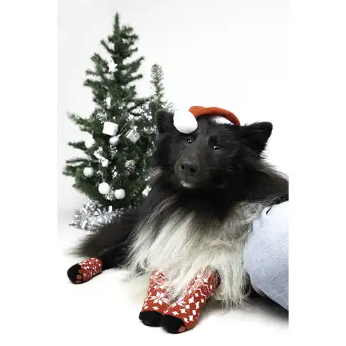 Pereche de șosete de Crăciun Keysa Red