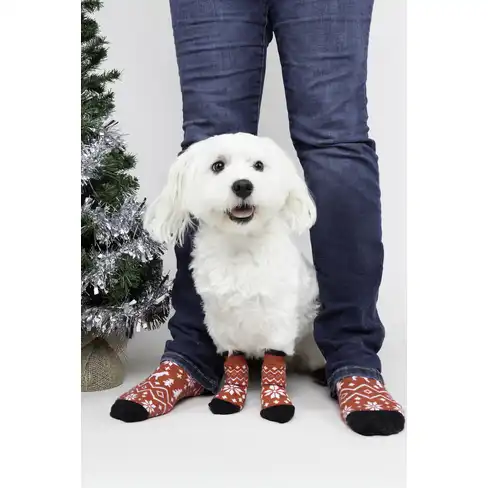 Pereche de șosete de Crăciun Keysa Red