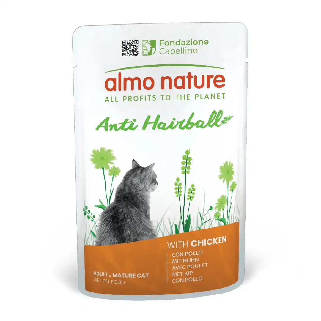 Almo Nature Cat Functional Pouch Hairball Chicken 70g